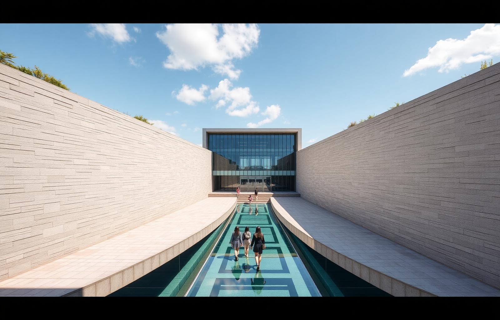 Ewha Womans University ECC modern sunken campus complex in Seoul