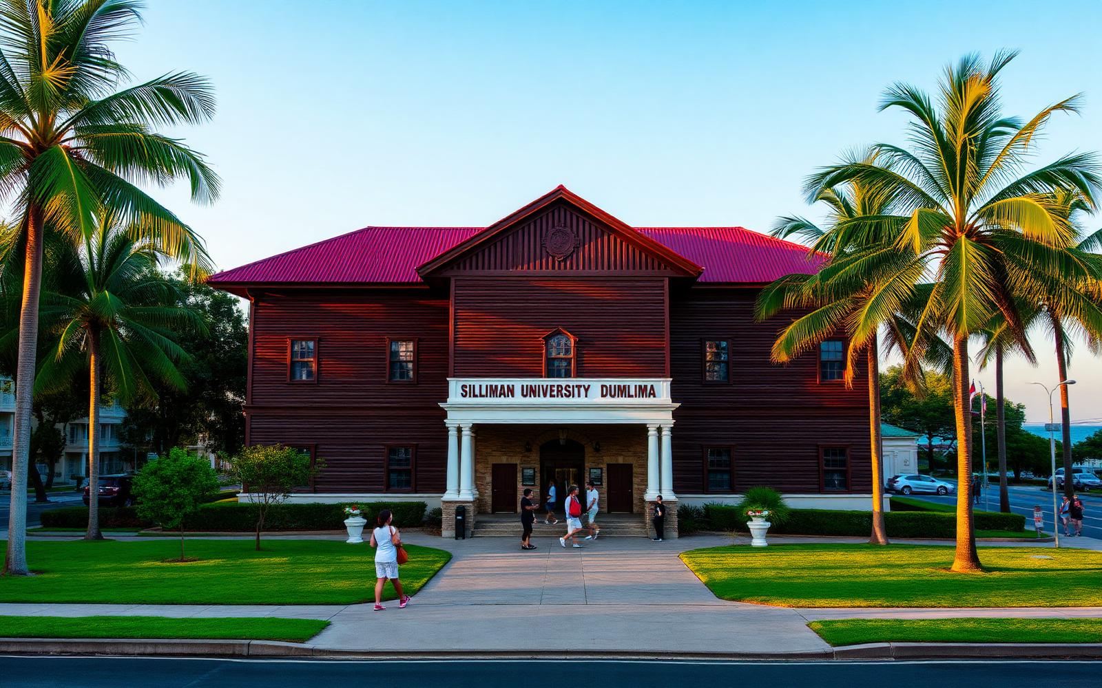 Silliman University historic Silliman Hall along Rizal Boulevard, Dumaguete