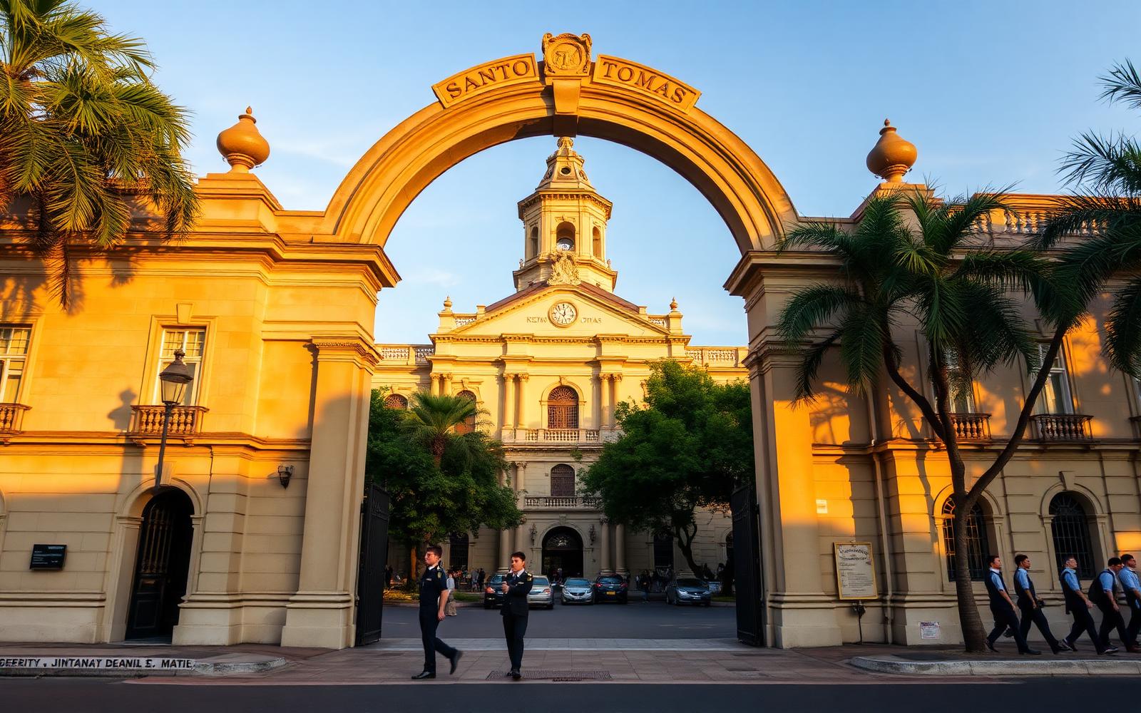 University of Santo Tomas Arch of the Centuries and Main Building along España